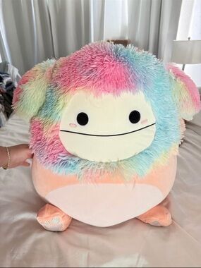 Squishmallows Pastel Pink Rainbow Plush - Diane